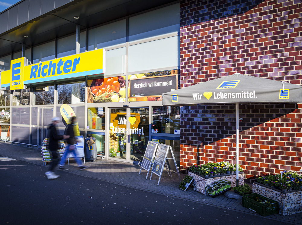 Edeka Markt von außen