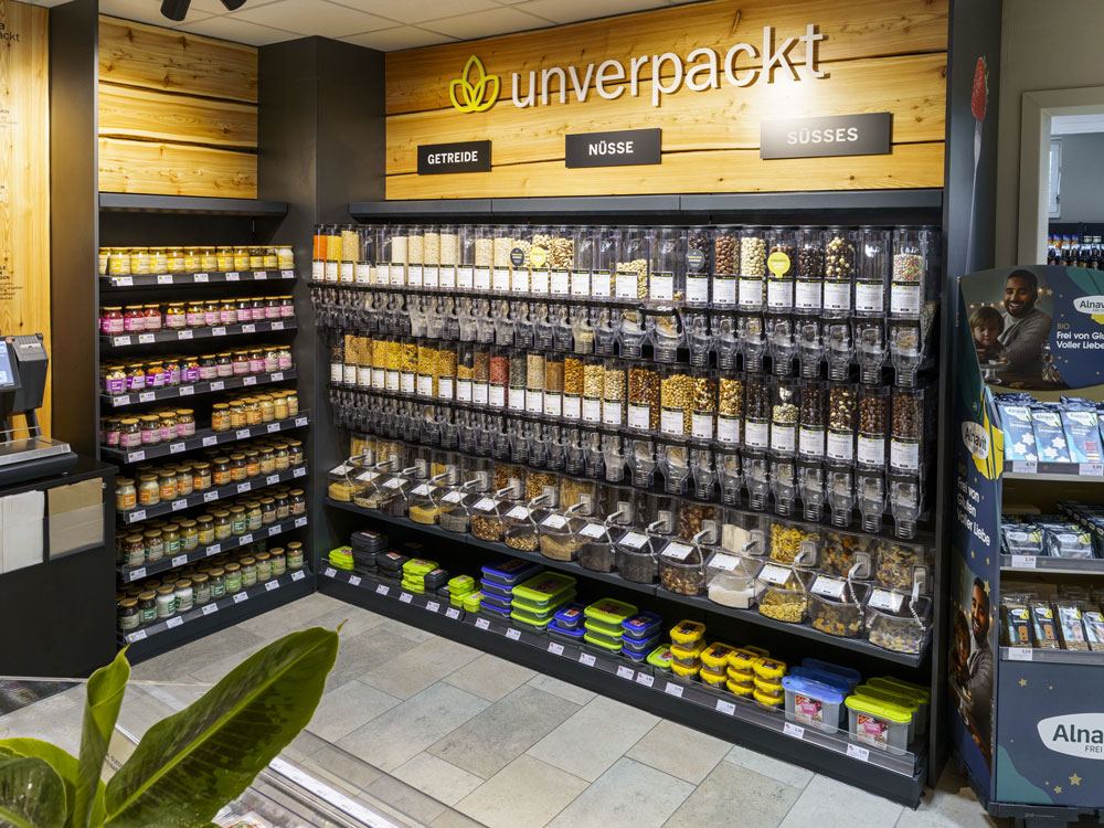 Edeka Unverpackt-Regal