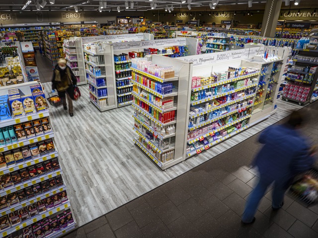 Edeka Markt von innen