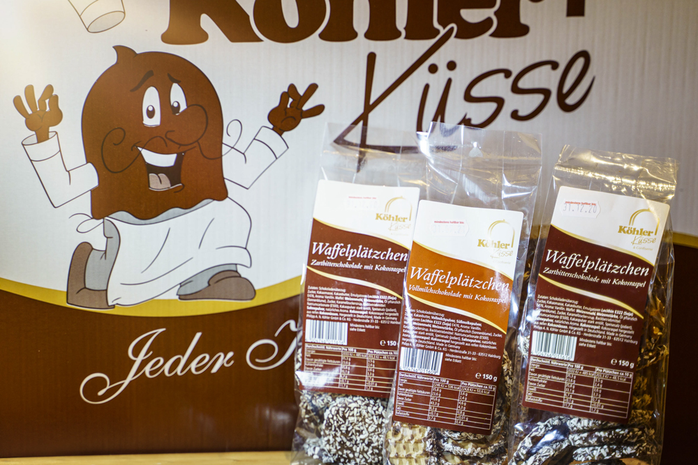 Tüten mit Koehler Schaumwaffeln